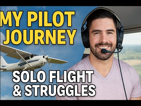 My First Solo Flight: Overcoming Fear & Flying Alone for the First Time | Private Pilot Journey