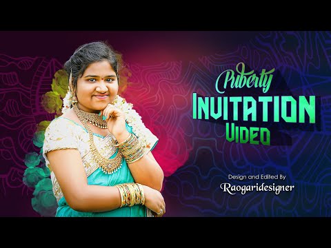 INVITATION VIDEO PREMIER PRO| RAOGARIDESIGNER| WHATSAPP INVITATION VIDEO|