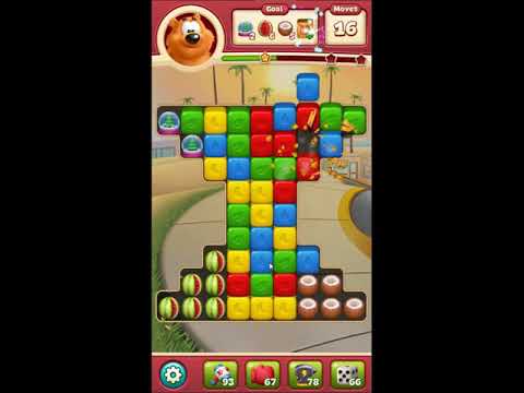 Toon Blast Level 3242 - NO BOOSTERS 🐻🐺🐱 | SKILLGAMING ✔️