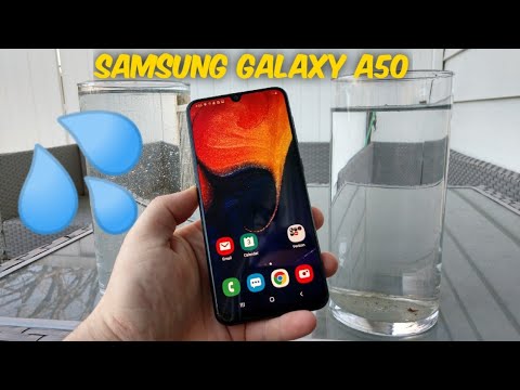 Samsung Galaxy A50 water test? Splashing water? Waterproof?