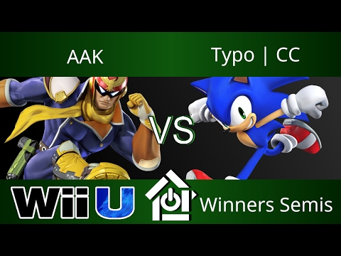 Typo House Macon 5/16/17 - AAK (Captain Falcon) vs Typo | CC (Sonic) - Smash 4 Winners Semis