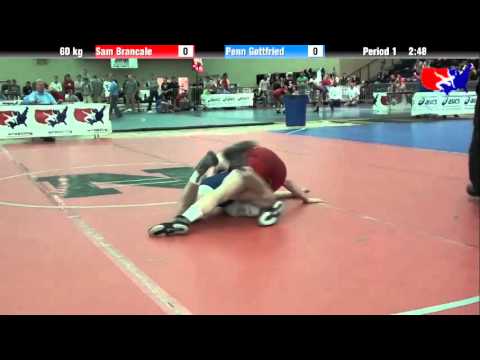 Sam Brancale vs. Penn Gottfried at 2013 ASICS University Nationals - FS