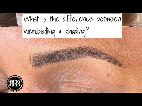 What is the difference between Microblading & Microshading?