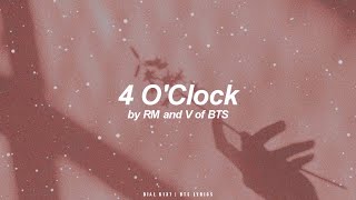 4 OClock  RM & V (BTS - 방탄소년단) Engli