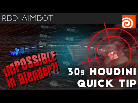 Houdini 30s Quick Tip #30 - RBD Aimbot (no cheating!)