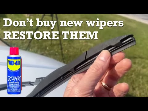 How to restore your car’s wiper blades to new condition