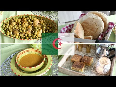 Iftar à l'Algérienne  (matlo3, hrira, tadjine, bourek, chamia) | Muslim Queens by Mona