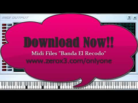 Y Llegaste Tu - Banda El Recodo - Midi File (OnlyOne)
