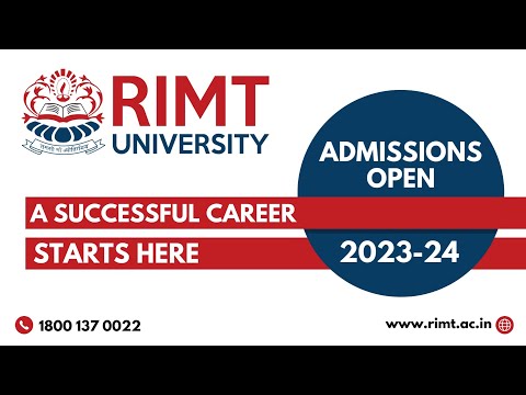 Join us for your dream career | RIMT University Admission 2023