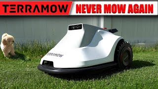 FINALLY a robot mower that cuts high and INSTALLS / MAPS ITSELF!  Terramow Review