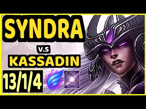 DYNQUEDO (SYNDRA) vs KASSADIN - 13/1/4 KDA MID CHALLENGER GAMEPLAY - BR