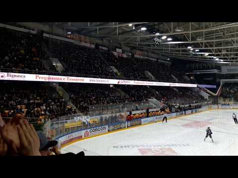 Curva Nord - HC Lugano vs EHC Biel - Gara 4 Semifinale Playoff 2018