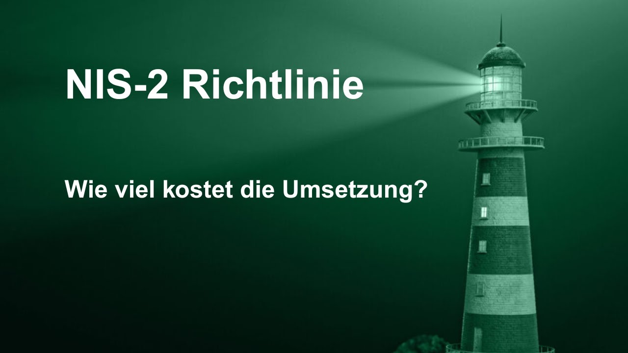 NIS 2 - Wie viel kostet die Umsetzung?