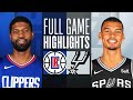 CLIPPERS at SPURS | FULL GAME HIGHLIGHTS | November 22, 2023