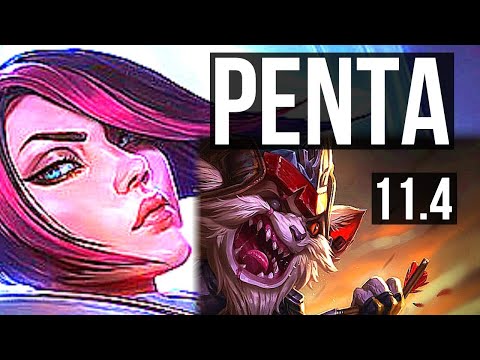 FIORA vs KLED (TOP) (DEFEAT) | Penta, 300+ games | KR Grandmaster | v11.4