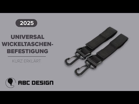 Universal Wickeltaschenbefestigung  - ideal für Buggy & Kinderwagen | ABC Design