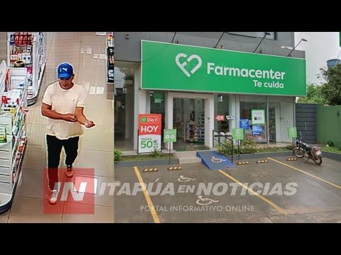 BUSCAN IDENTIFICAR AL ASALTANTE QUE PERPETRÓ UN ROBO EN FARMACIA DE CAMBYRETÁ