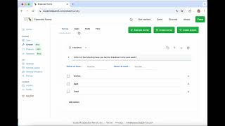 create survey project