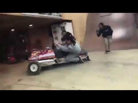 Larry Enticer Sends it while DRIFTING!