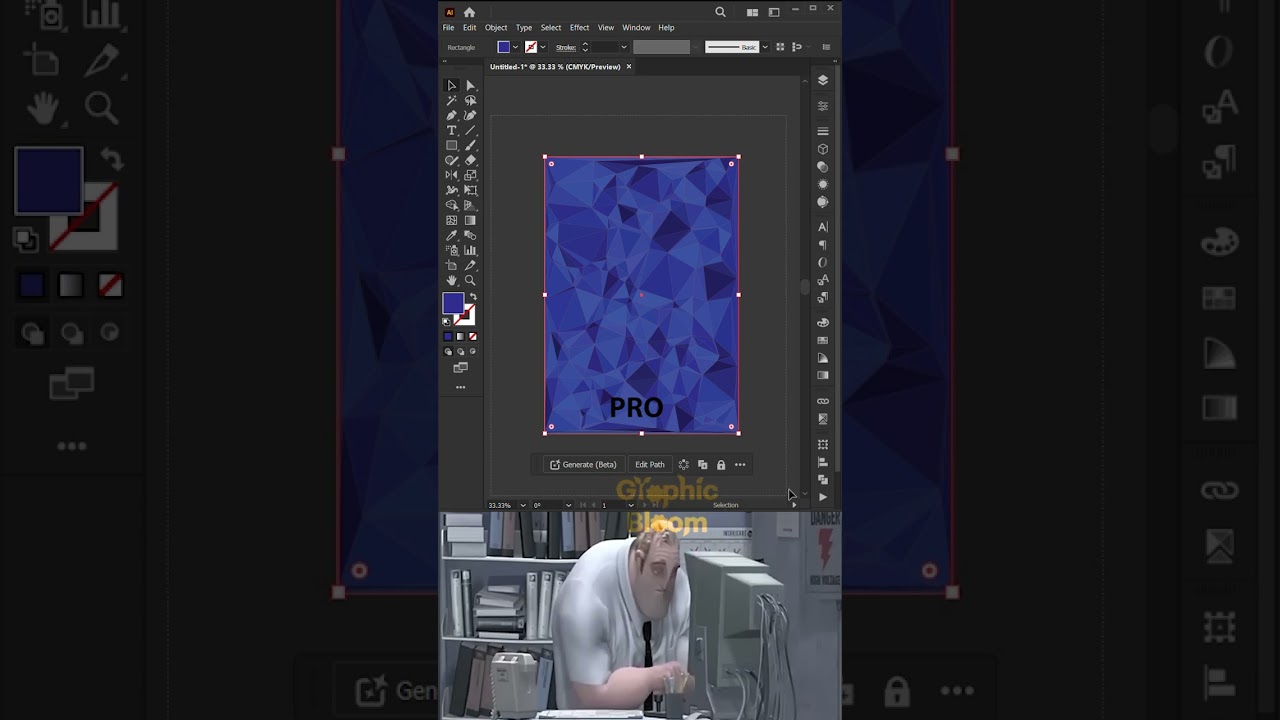 Create Stunning Low Poly Art in Illustrator Using ScriptTutorial#IllustratorTutorial #LowPolyArt
