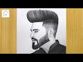 How to draw a Boy Side Pose | Side Face Photography Drawing | A Boy Drawing | The Crazy Sketcher