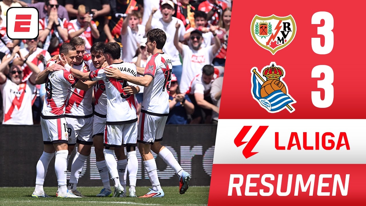 PARTIDO DE LOCURA con POLÉMICA INCLUIDA en empate de REAL SOCIEDAD 3-3 ante RAYO VALLECANO | La Liga