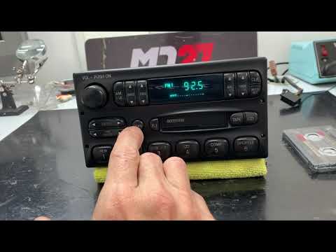 Radio Ford original - modelo F77F-19B165-CA - teste - MD27 - www.md27.com.br