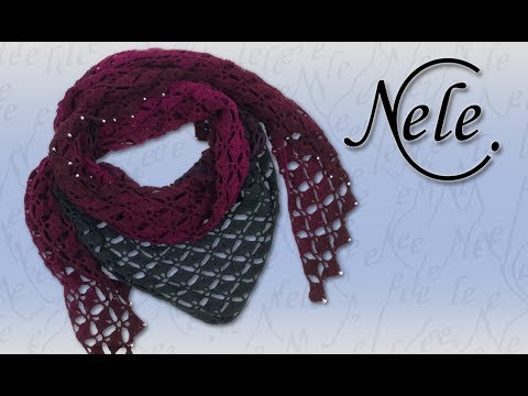 Tuch häkeln, Häkeltuch Zauberling, DIY Anleitung by NeleC.