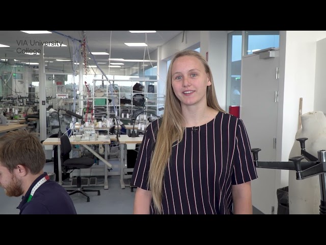 Join Kirstine and Anders on a tour of VIA's Campus Aarhus C