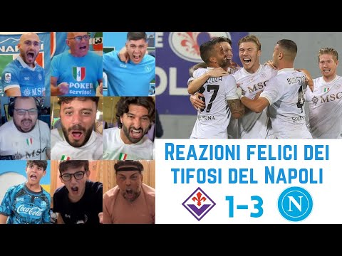 Napoli fans react happily after Fiorentina's 1-3 defeat to Napoli | Serie A G3
