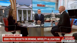 MSNBC: DEADLINE WHITE HOUSE - JANUARY 14, 2025 - HEGSETH NOMINATION HEARING ANALYSIS