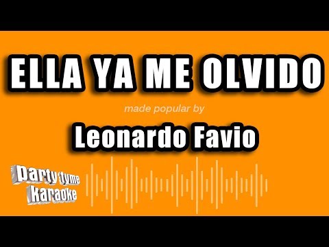 Ella Ya Me Olv - Pistas De Leonardo Favio