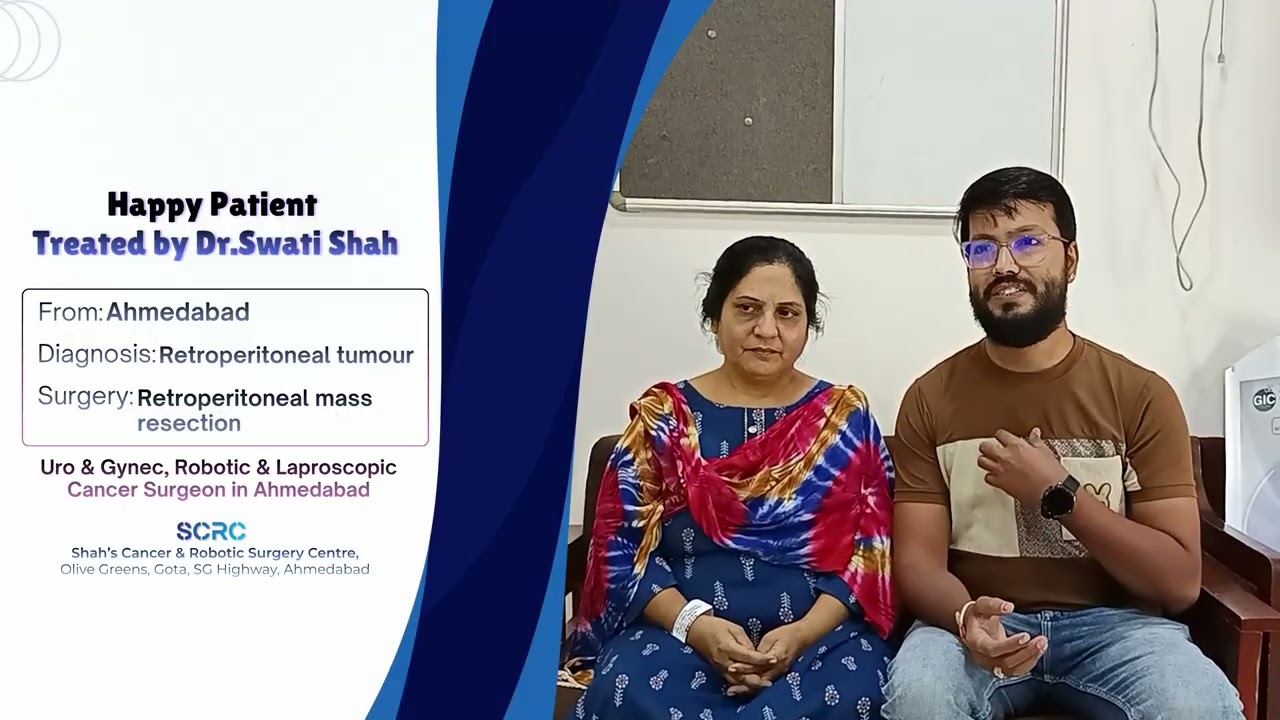Happy patient with Retroperitoneal mass resection for Retroperitoneal tumour
