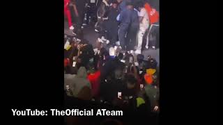 ROD WAVE FALLS AND BREAKS STAGE