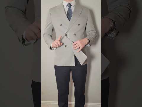 How To Wear A Double Breasted Suit