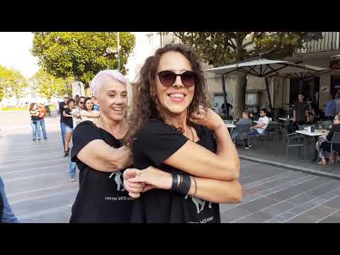 International rally flashmob 2019 Desenzano West Coast Swing
