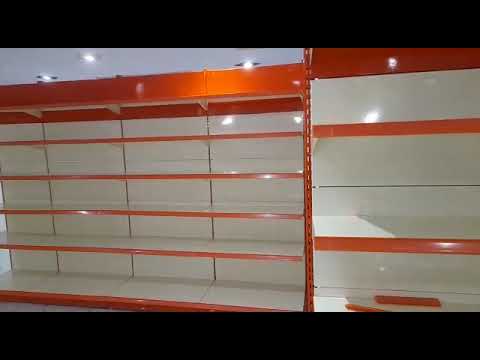 Mild steel wall mounted retail display shelves in punjab, fo...