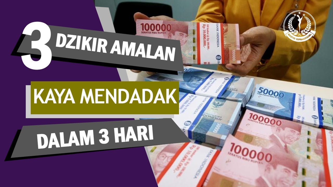 3 Dzikir Amalan Kaya Mendadak dalam 3 Hari, Berani Coba Amalkan