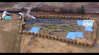 BREAKING: Drone footage shows hundreds of dead ostriches after government slaughter