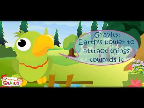 Gravity -School Lesson Part 1-makemegenius.com series of Education Videos