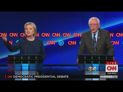 Clinton, Sanders Face Off In Flint-Based Debate