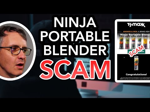 Ninja Portable Blender Scam Email w/ TJ Maxx, Exposed