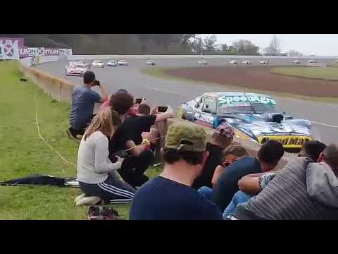 Público a la salida del curvón - TC en Rafaela