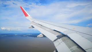 preview picture of video 'AirAsia AK6054 9M-AQX Kuching to Bintulu 06/11/2018'