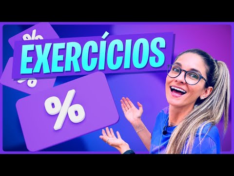 PORCENTAGEM - EXERCÍCIOS ENVOLVENDO, DESCONTO, ACRÉSCIMO, CONVERSÃO...