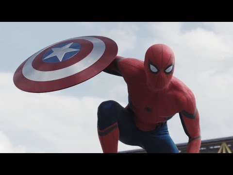 Spider-Man "Hey Everyone" - Airport Argument Scene - Captain America: Civil War - Movie CLIP HD+