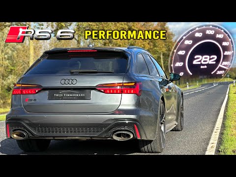 2024 Audi RS6 Performance // Acceleration TOP SPEED & SOUND
