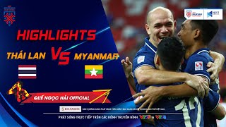 HIGHLIGHTS | Thái Lan - Myanmar | Chanathip tấu hài trong lần đầu đá chính ở AFF Suzuki Cup 2020