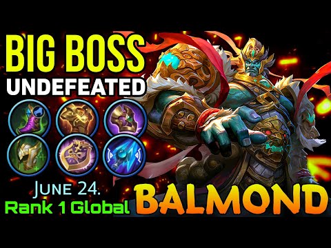 Big Boss Build Balmond Undefeated Gameplay! - Top 1 Global Balmond by Jᴜɴᴇ 24. - Mobile Legends
