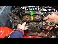 TIMING BELT REPLACEMENT OPEL MOKKA INSIGNIA ASTRA ZAFIRA  TIMING MARKS 1.6 1.8